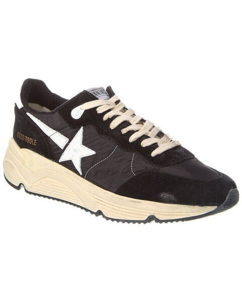 Golden Goose Running Sole Leather Sneaker Men's Black 41