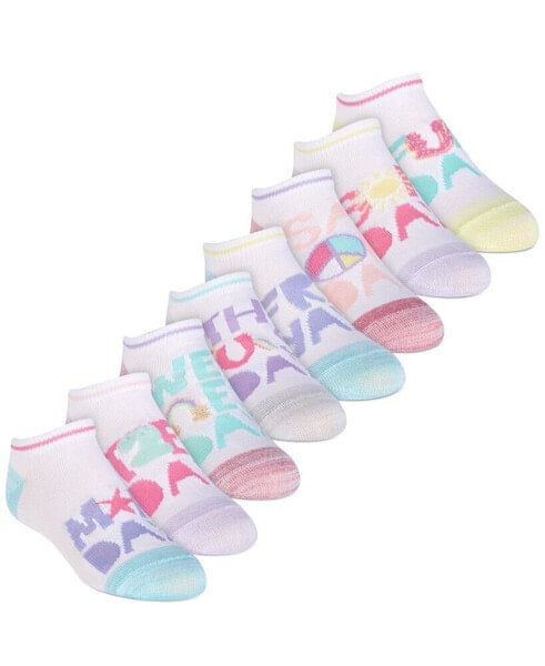 Little & Big Girls 8-Pack Days of the Week Socks