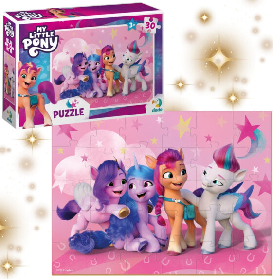 Dodo PUZZLE MY LITTLE PONY 30 KOLOROWYCH ELEMENTÓW DO UŁOŻENIA DLA NAJMŁODSZYCH