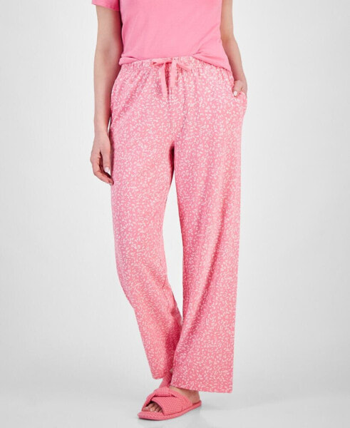 Women's Printed Drawstring Pajama Pants, Created for Macy's