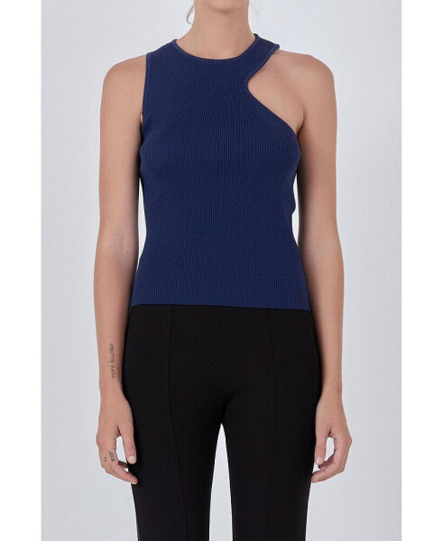 Women's Cutout Knit Top