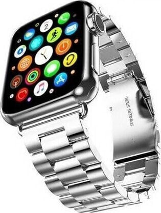 Mercury Mercury pasek Metal Apple Watch 42/44/45 mm srebrny/silver