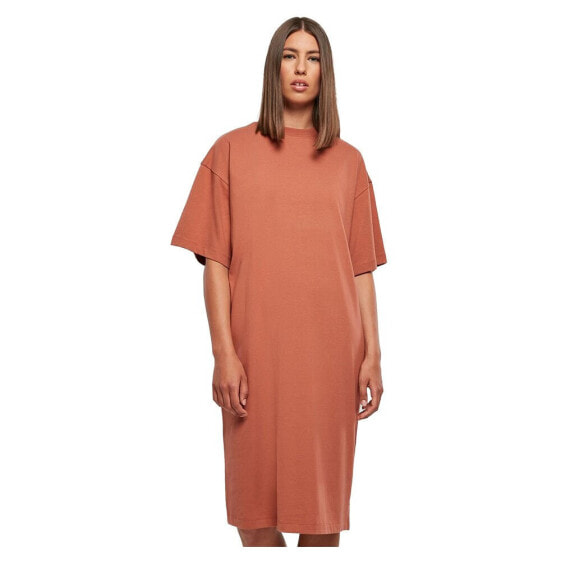 URBAN CLASSICS Organic Oversized Short Sleeve Short Dress