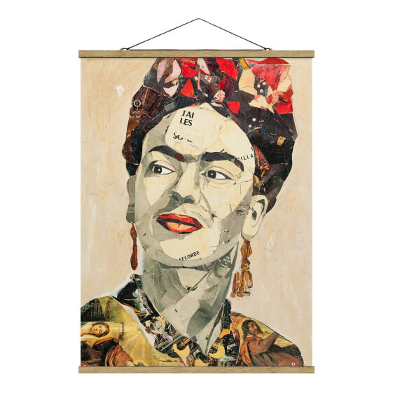 Stoffbild Frida Kahlo Collage No.2