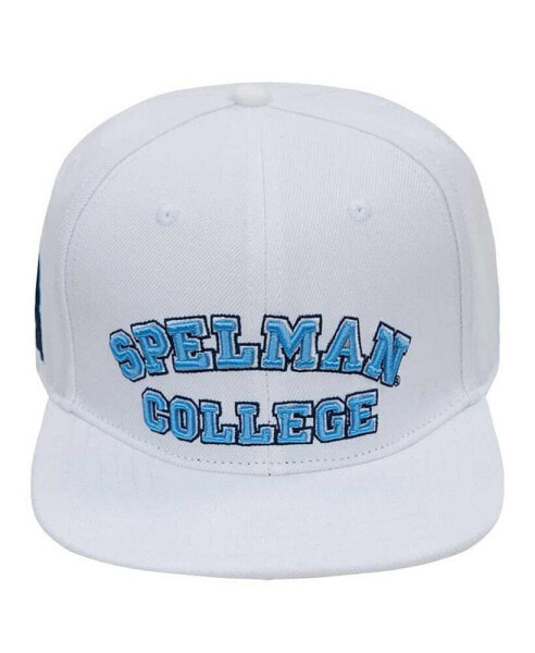 Men's White Spelman College Jaguars Primary Logo Evergreen Wool Snapback Hat