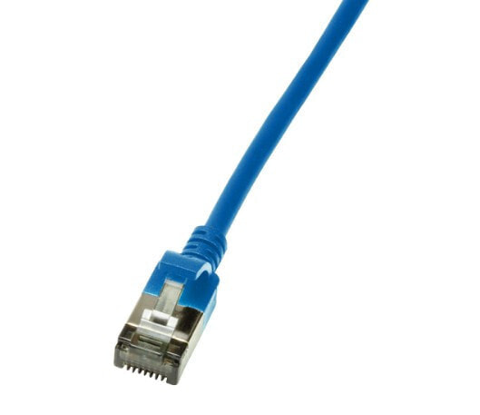 LogiLink Slim U/FTP - 1.5 m - Cat6a - U/FTP (STP) - RJ-45 - RJ-45