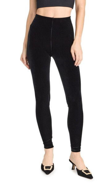 commando Women's Perfect Control Velour Leggings, Black, Small 305211