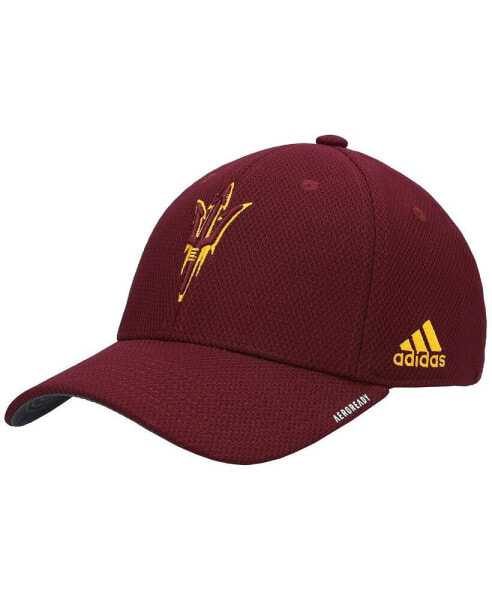 Men's Maroon Arizona State Sun Devils 2021 Sideline Coaches AEROREADY Flex Hat