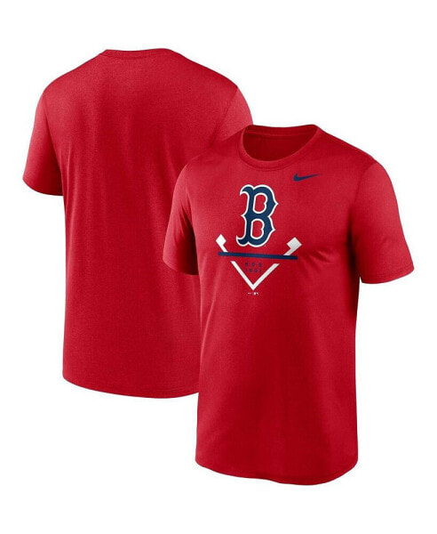 Men's Red Boston Red Sox Big and Tall Icon Legend Performance T-shirt