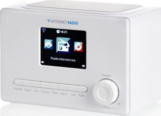 Радиоприемник ART RADIO INTERNETOWE WIFI1002 3.2" color LCD белый