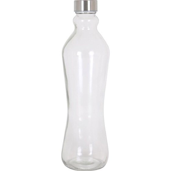 ANNA Glass Bottle with Metal Cap 1L