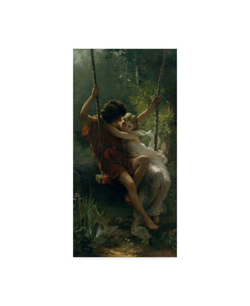 Pierre Auguste Cot 'Springtime, 1873' Canvas Art - 12" x 24"