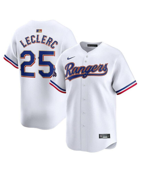 Men's Jose Leclerc White Texas Rangers 2024 Gold Collection Limited Player Jersey