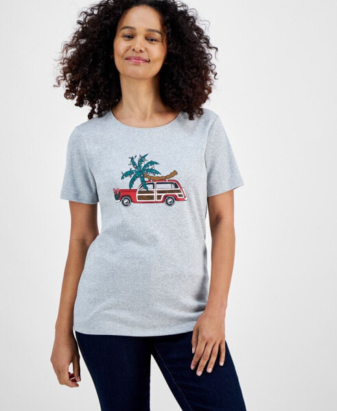 Women's Christmas Fun Tee, Created for Macy's