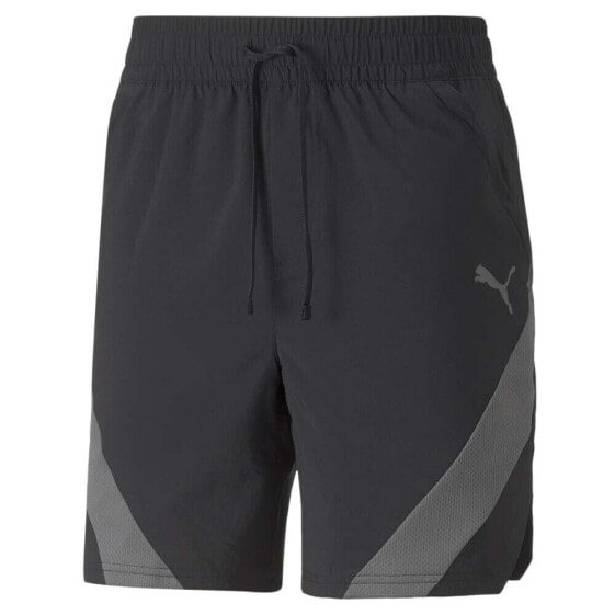 Puma Train Fit Woven 7 Inch Shorts Mens Black Casual Athletic Bottoms 52213201
