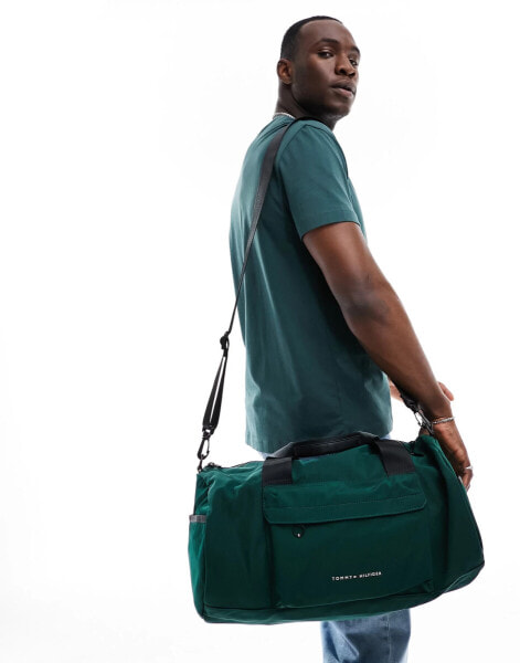 Tommy Hilfiger skyline duffle bag in hunter green