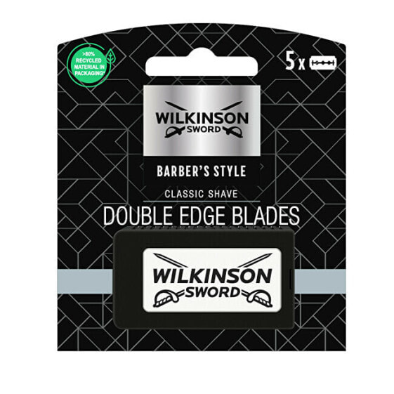 Стильные женские сменные бритвы Double Edge Blade Wilkinson Sword Classic 5 шт.