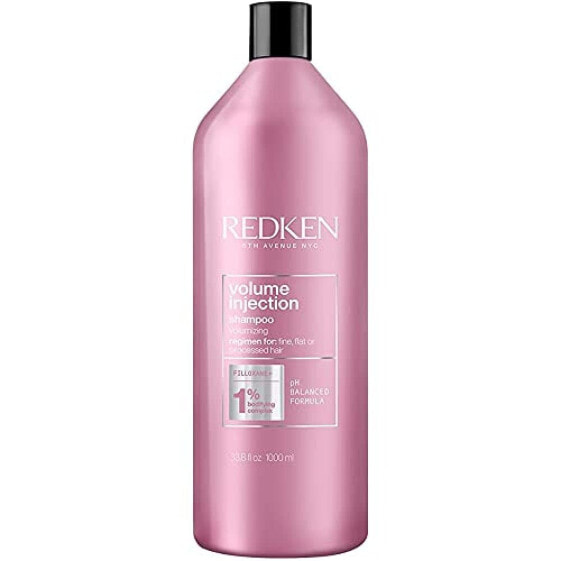 Redken Volume Injection Shampoo Шампунь для создания прикорневого объема и уплотнения тонких волос