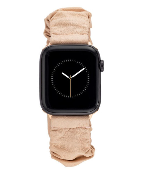 Ремешок для часов Anne Klein женский съемный кожаный розовый с кантом для Apple Watch 42/44/45/Ultra/Ultra 2
