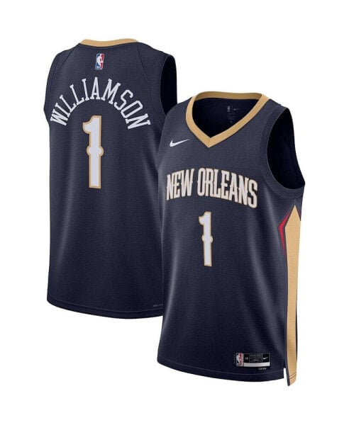 Men's Zion Williamson Navy New Orleans Pelicans Swingman Jersey - Icon Edition