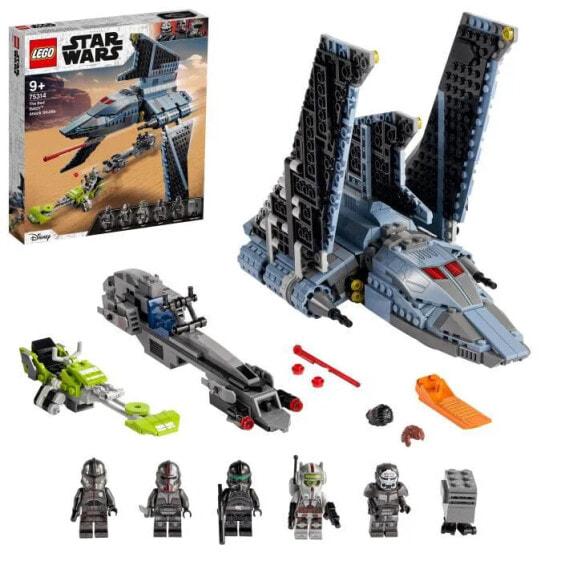 Детский конструктор LEGO Star Wars The Bad Batch Attack Shuttle, 75314, от 9 лет, 5 минифигурок Star Wars.