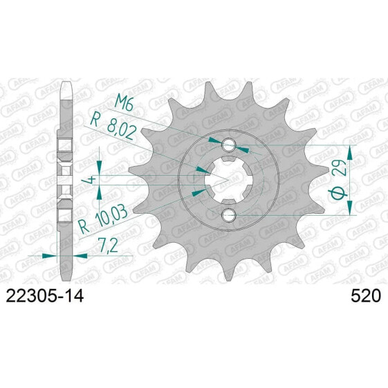 AFAM 22305 Front Sprocket