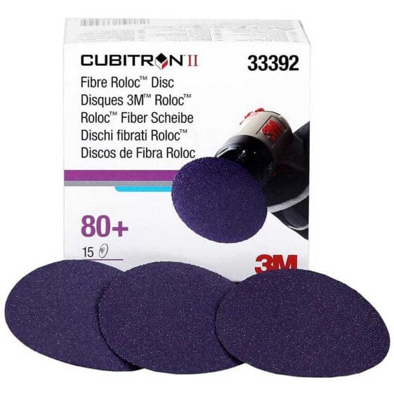 3M Cubitron II Fibre Roloc 3´´ 80+