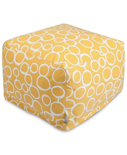 Fusion Ottoman Square Pouf 27" x 17"