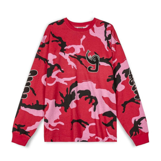 GRIMEY All Over Print Tusker Temple long sleeve T-shirt