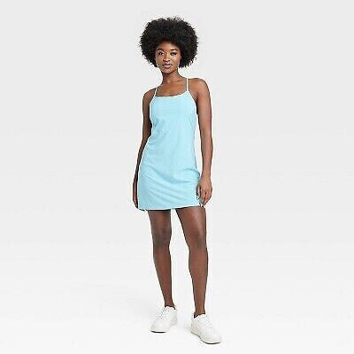 Women's Flex Strappy Active Dress - All In Motion Light Blue L