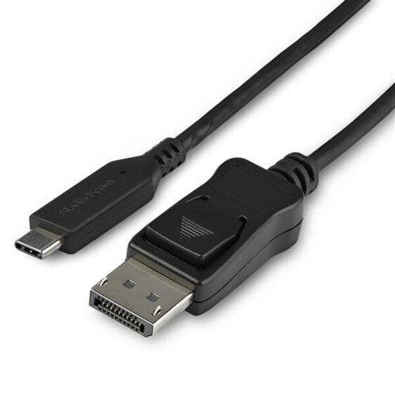 StarTech.com 3.3ft/1m USB C to DisplayPort 1.4 Cable - 8K/5K/4K USB Type-C to DP 1.4 Alt Mode Video Adapter Converter - HBR3/HDR/DSC - 8K 60Hz DP Monitor Cable - USB-C/Thunderbolt 3 - 1 m - DisplayPort - USB Type-C - Male - Male - Straight