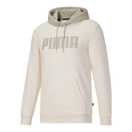 Puma Color Block Logo Pullover Hoodie Mens Size S Casual Outerwear 67372865