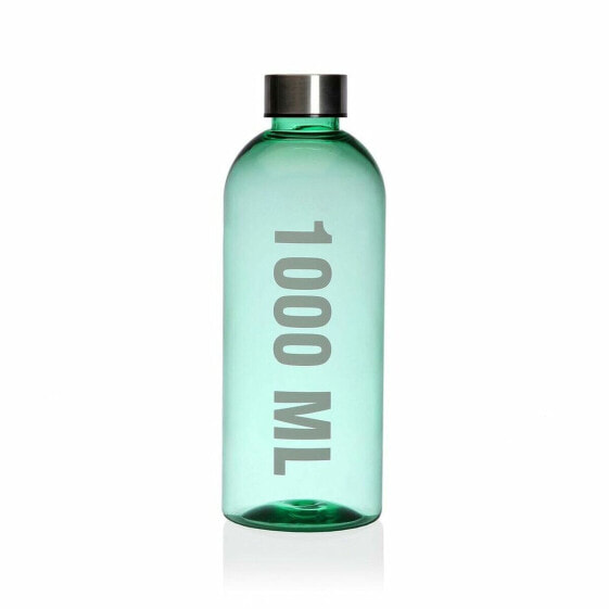 Бутылка для воды Versa Зеленая 1 L из стали и полистирола