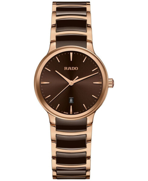 Часы Rado Centrix Brown Ceramic 31mm