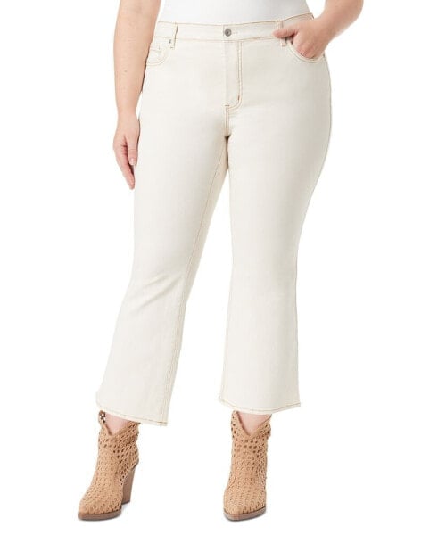 Trendy Plus Size Charmed Ankle Flare Jeans