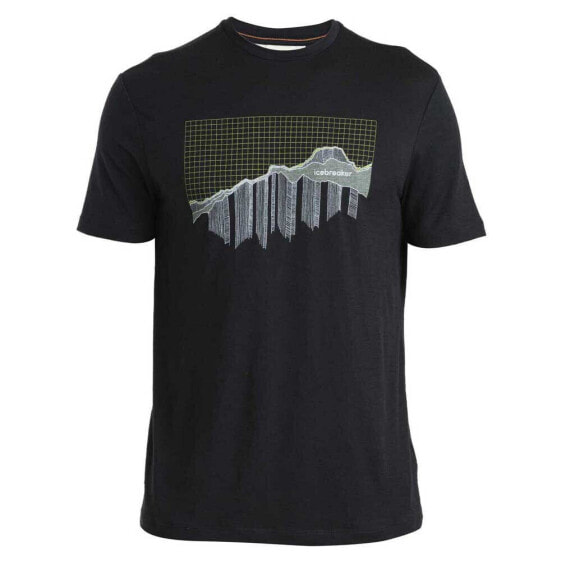 ICEBREAKER Merino 150 Tech Lite III Pinnacle Grid short sleeve T-shirt