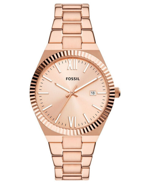 Women's Scarlette Quartz Rose Gold-Tone Stainless Steel Bracelet Watch, 38mm