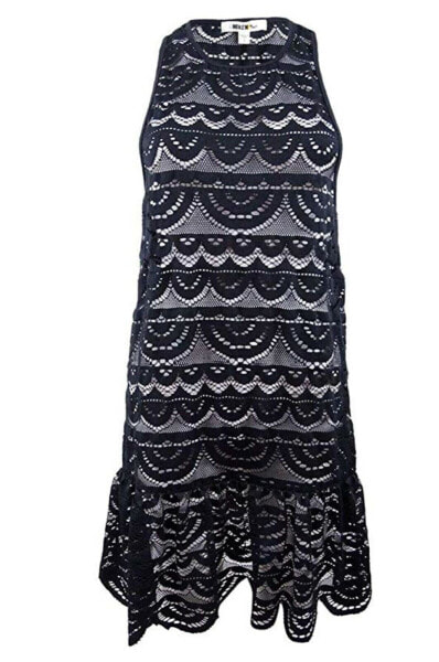 Miken 259236 Women's Juniors Crochet Racerback Dress Cover Up Swimwear Size XS