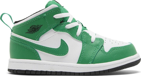 [DQ8425-301] Toddlers Air Jordan Retro 1 Mid 'Lucky Green' (TD)