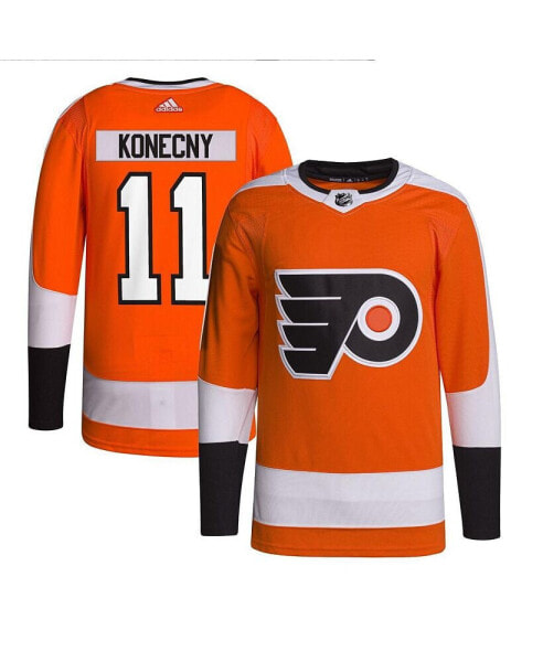 Men's Travis Konecny Orange Philadelphia Flyers Authentic Pro Home Player Jersey