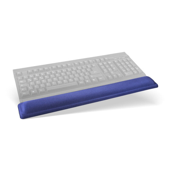 InLine Keyboard with gel wrist rest - blue - 464x60x23mm,