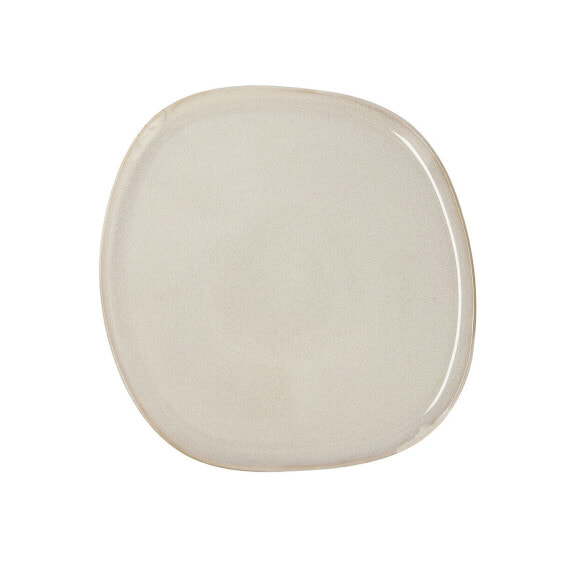Плоская тарелка Bidasoa Ikonic Керамика Белый (26,5 x 25,7 x 1,5 cm) (Pack 4x)