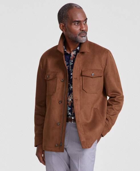 Men's Faux-Suede Jacket, Created for Macy's