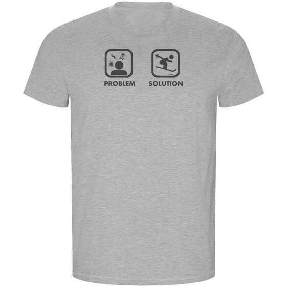 KRUSKIS Problem Solution Ski ECO short sleeve T-shirt