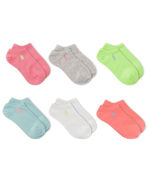 Big Girls Low Cut 6 Pack Socks