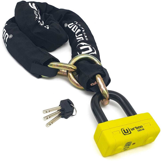 URBAN SECURITY Chain Lock 150 SRA Loop+UR74 U-Lock