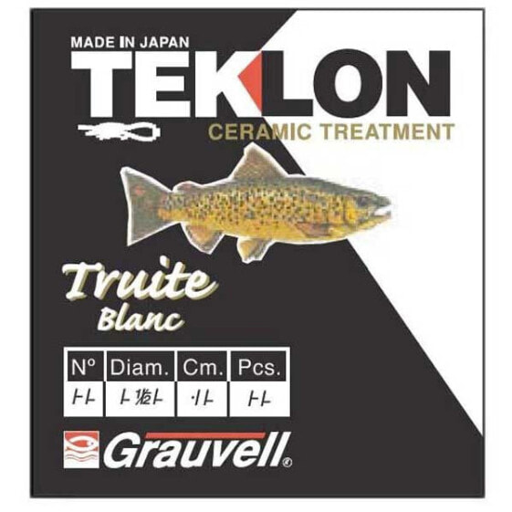 TEKLON Truite tied hook