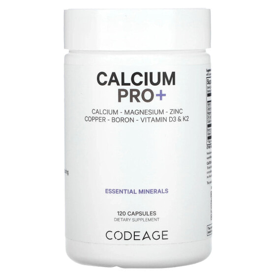 Кальций CodeAge Calcium Pro+, 120 капсул