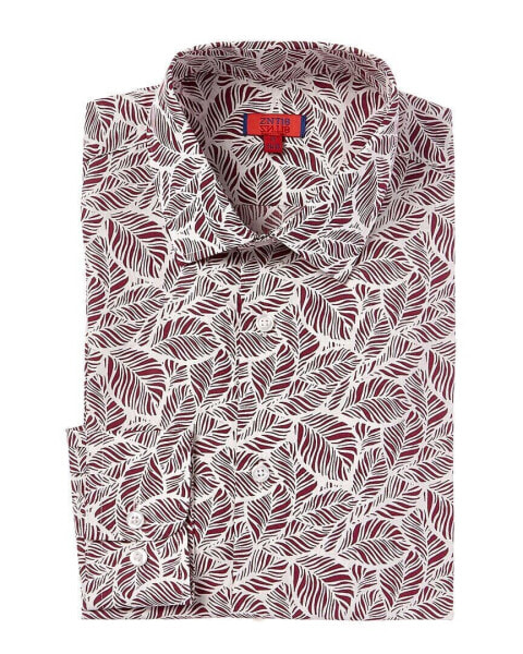 Zanetti Dress Shirt Men's Red 16 34/35