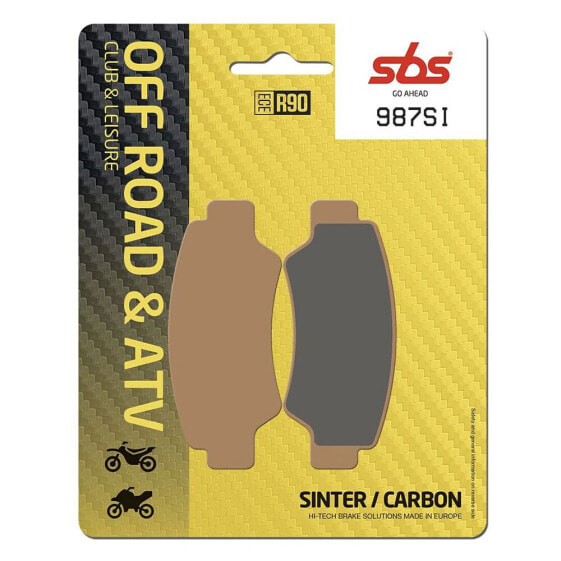 SBS Offroad Hi-Tech 987SI Carbon Sintered Brake Pads